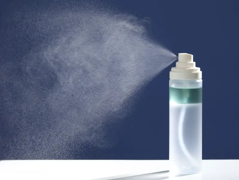 Perfume pump dip tube for fine mist sprayer application
