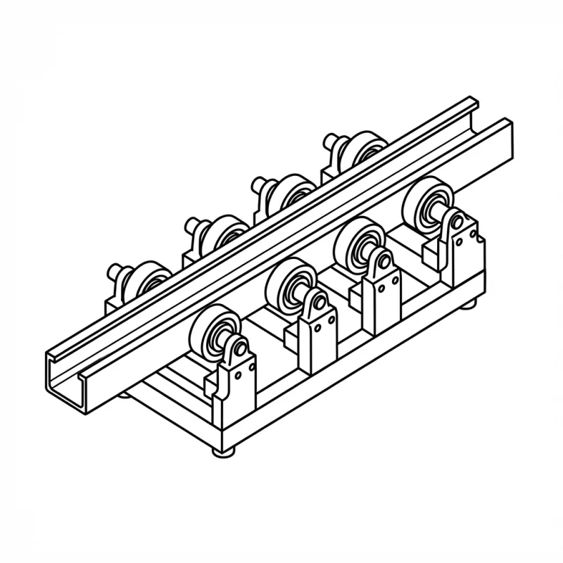 straightening and alignment devices for precision plastic profile extrusion line anti-twist correction after sizing and cooling
