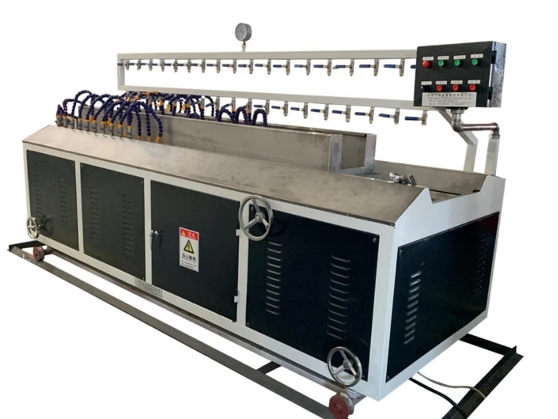 vacuum calibration table for PC profile extrusion line profile calibration cooling and dimensional stability