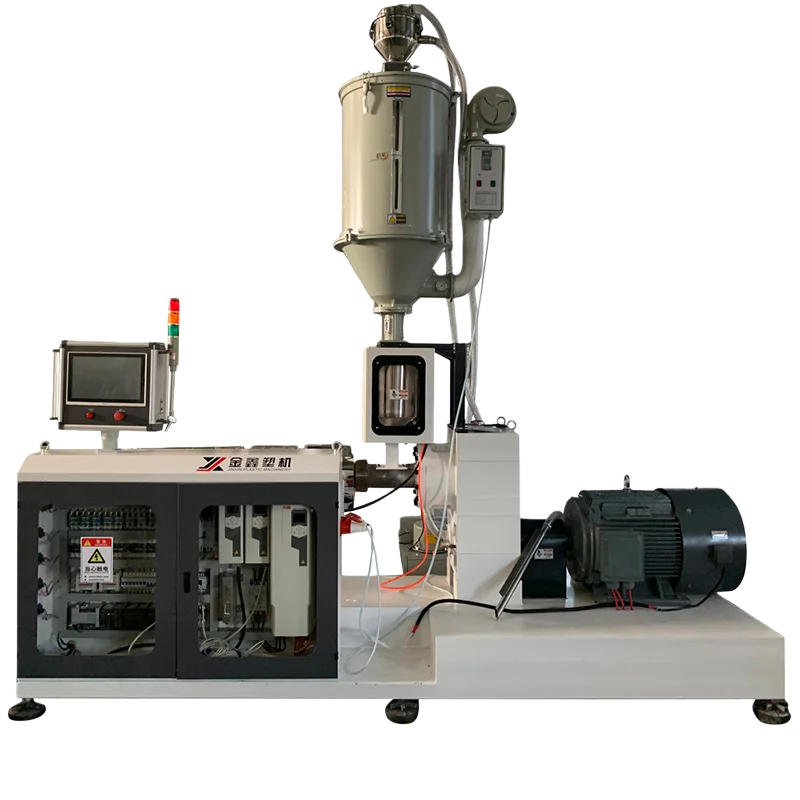PC PMMA LED cover profile extrusion machine showing the main extrusion system for a PC profile extrusion line