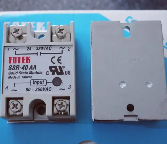 Fotek solid state relay used as an extrusion line spare part
